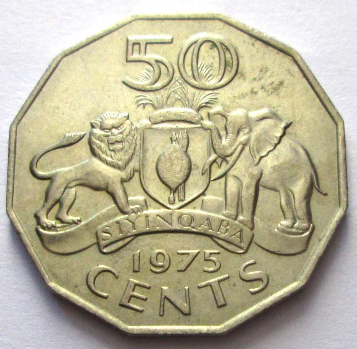 1975 Swaziland 50 Cents