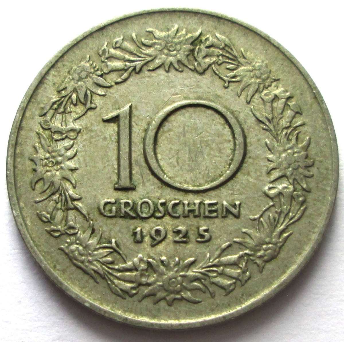 1925 Austria 10 Groschen