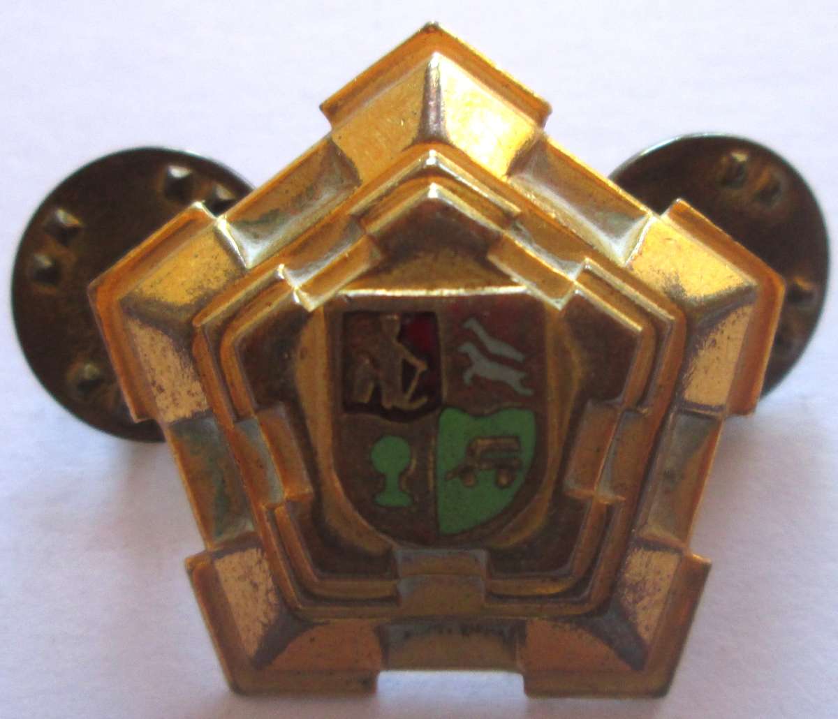 South African Army Major's Rank Castle 1960 -1970 Officer Rank Badge