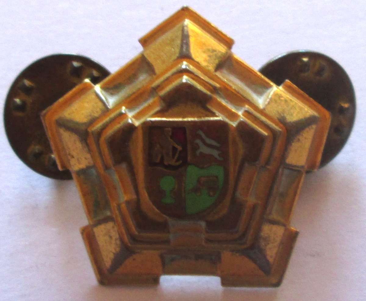 South African Army Major's Rank Castle 1960 -1970 Officer Rank Badge