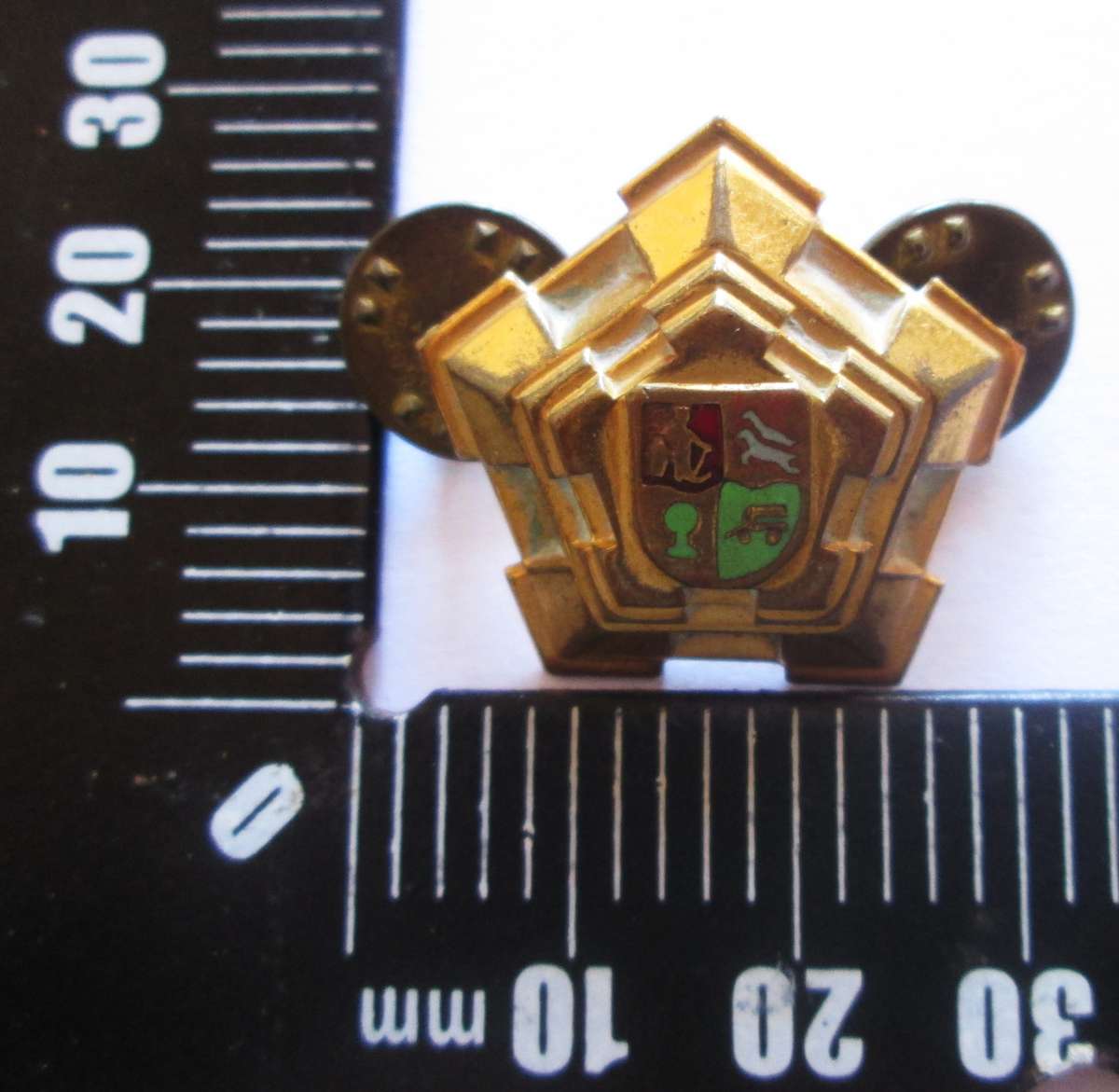 South African Army Major's Rank Castle 1960 -1970 Officer Rank Badge