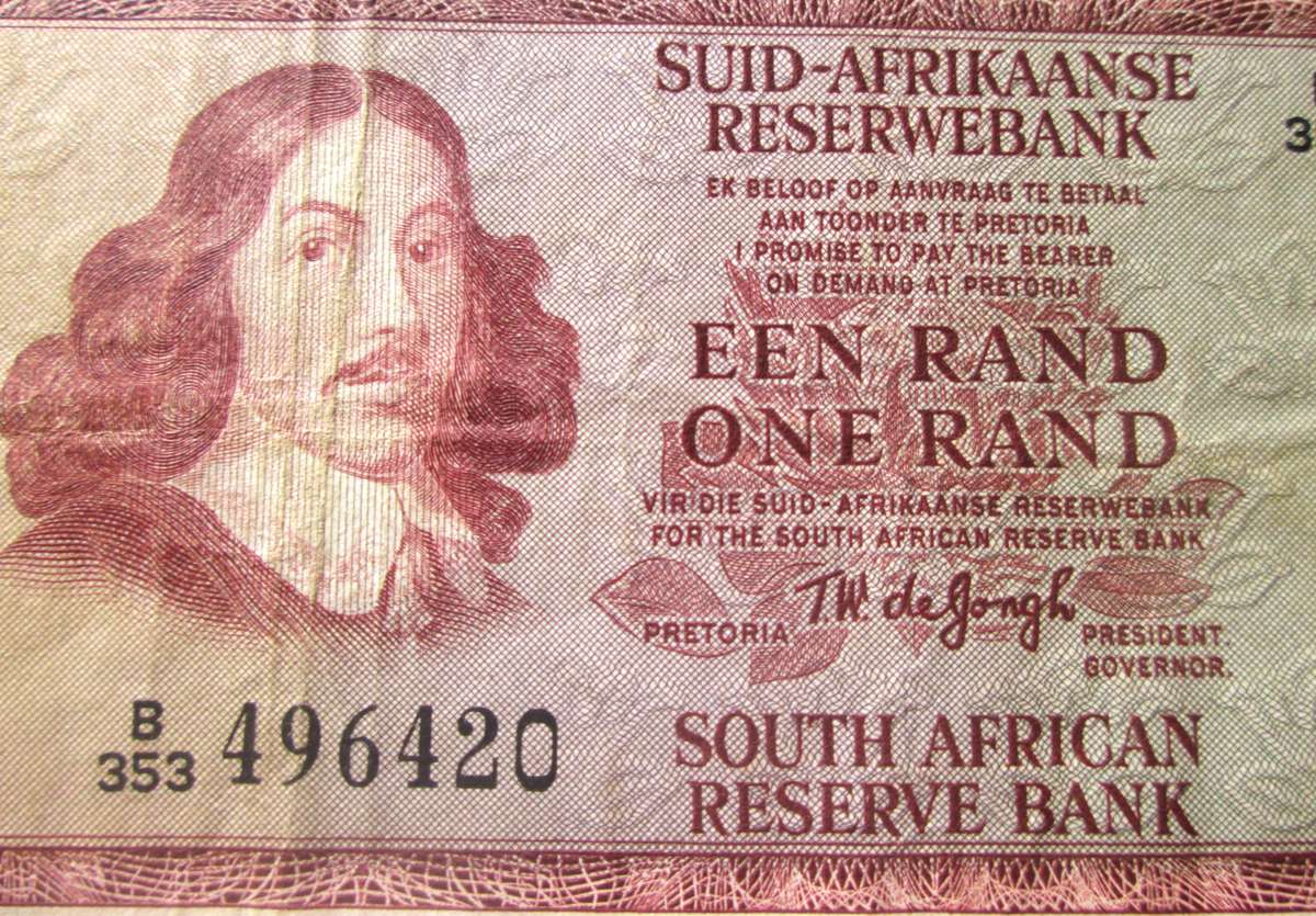 One Rand South Africa Serial Nr B353 496420