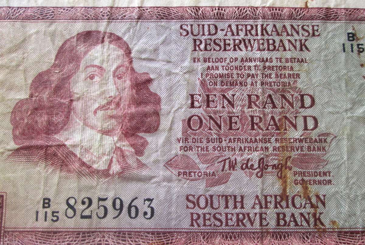 One Rand South Africa Serial Nr B115 825963