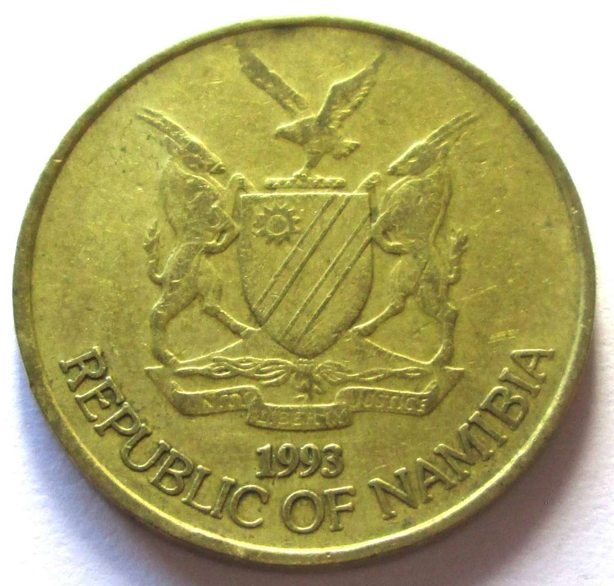 1993 Namibia 5 Dollars