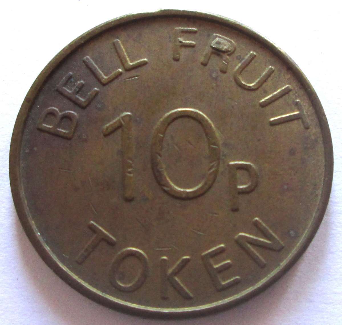 10 Pence Bell Fruit Great Britain Token