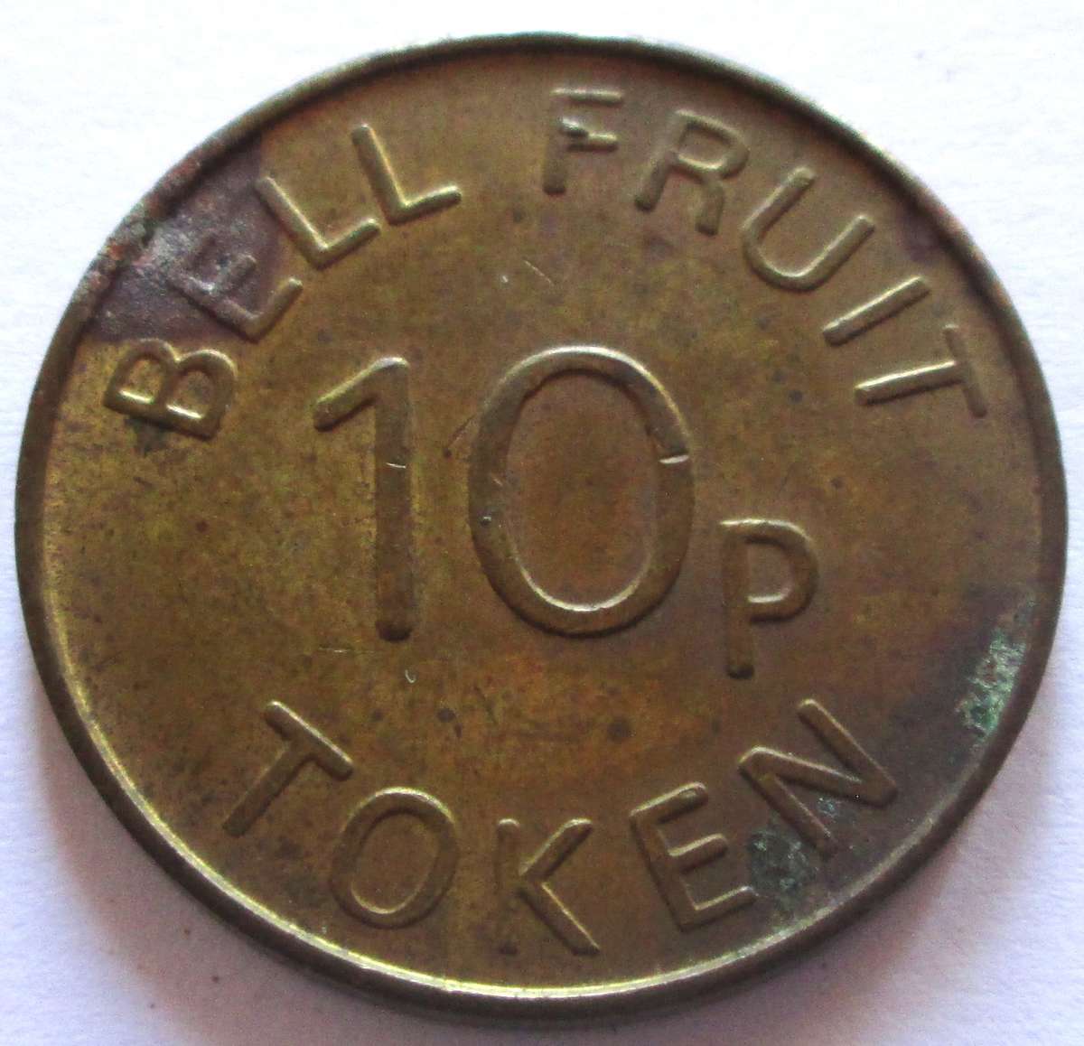 10 Pence Bell Fruit Great Britain Token