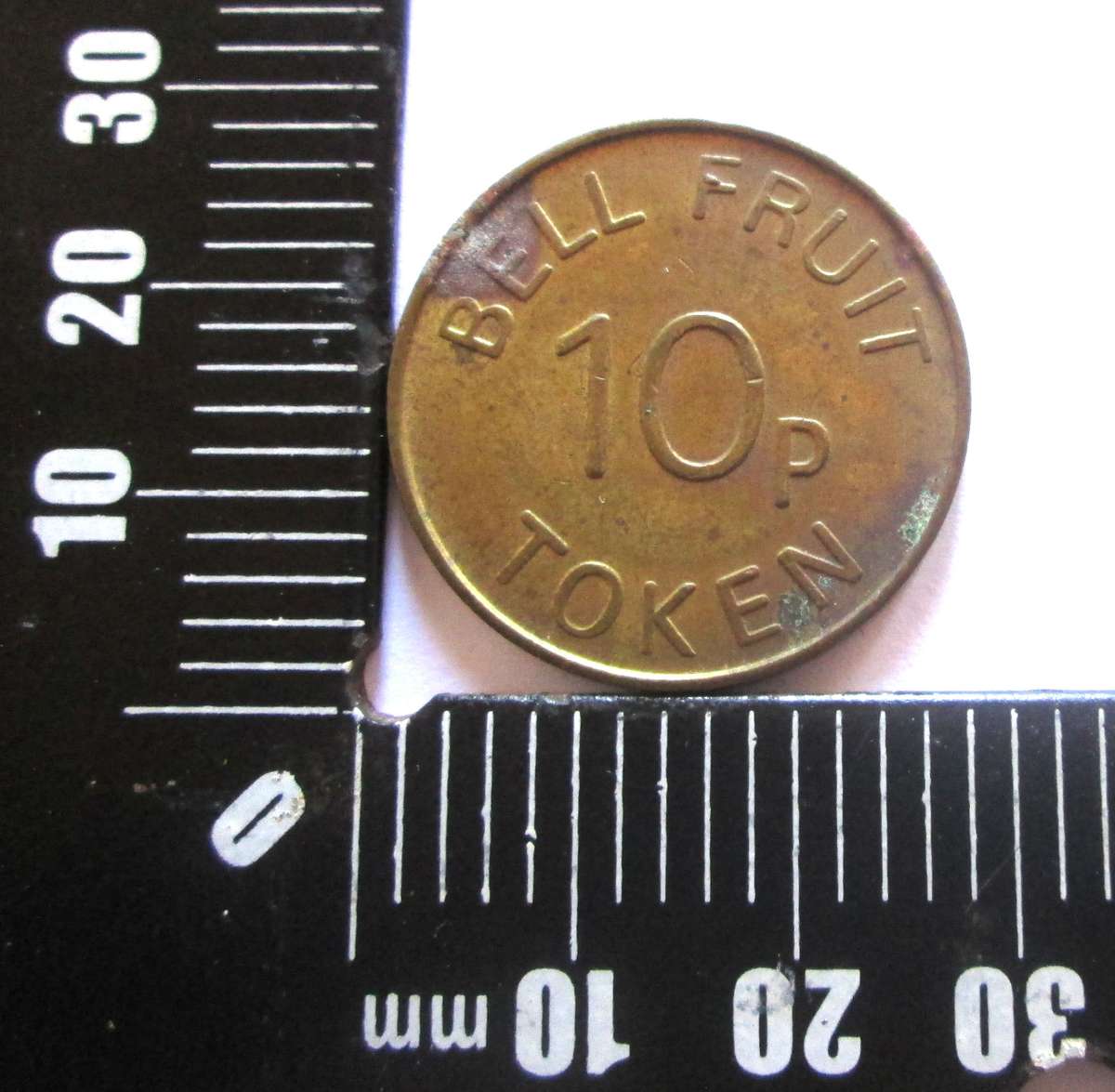10 Pence Bell Fruit Great Britain Token