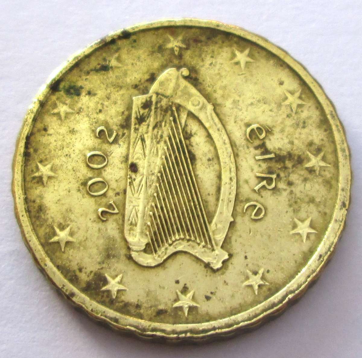 2002 Ireland 10 Euro Cents