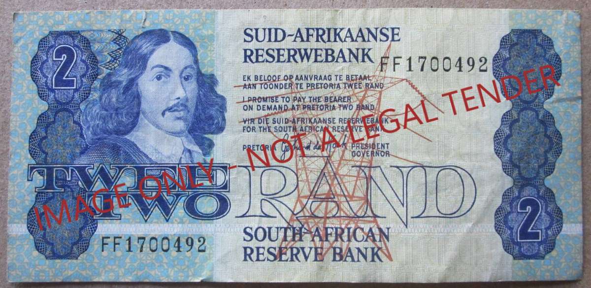 Two Rand South Africa Serial Nr FF1700492