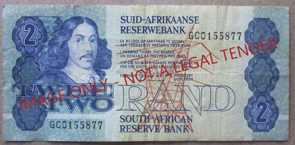Two Rand South Africa Serial Nr GC0155877
