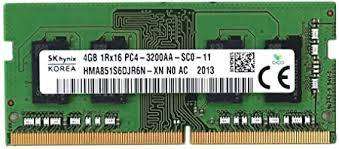4gb ddr4 pc4-3200AA Mhz Laptop Ram
