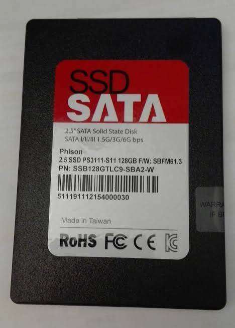 PHISON 128GB SATA 6G 7MM SSD 2.5"