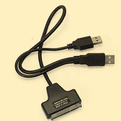 12-Inch USB to SATA 2.0 Cable Adapter  2.5/3.5 HDD & SSD Support, Fast Data Transfer