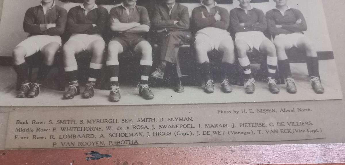 RUGBY-1949 SOUTH EASTERN FREE STATE-ALL BLACKS CURTAIN RAISER