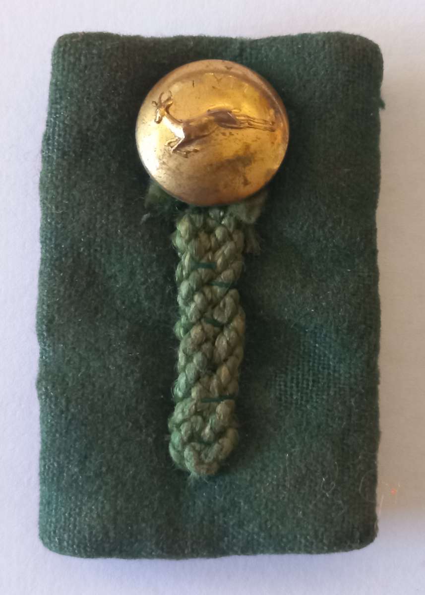 SA UNION ARMY OFFICER CORGET COLLAR  PATCH
