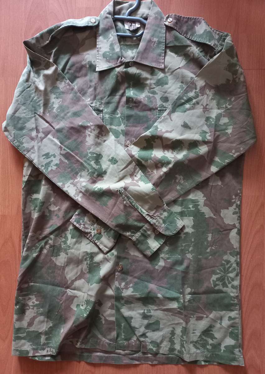 BORDER WAR-SAP CAMOUFLAGE LONG SLEEVE SHIRT-MEDIUM