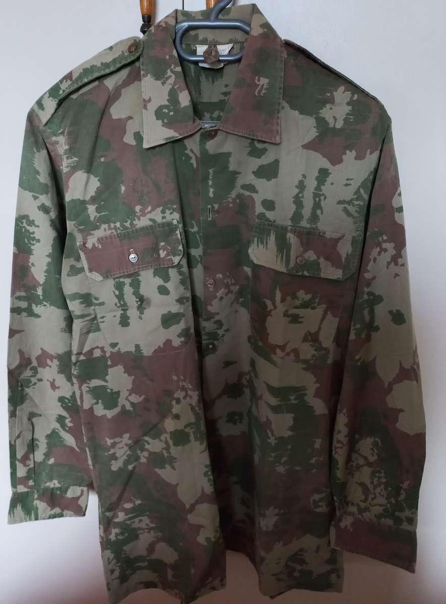 BORDER WAR-SAP CAMOUFLAGE LONG SLEEVE SHIRT-MEDIUM