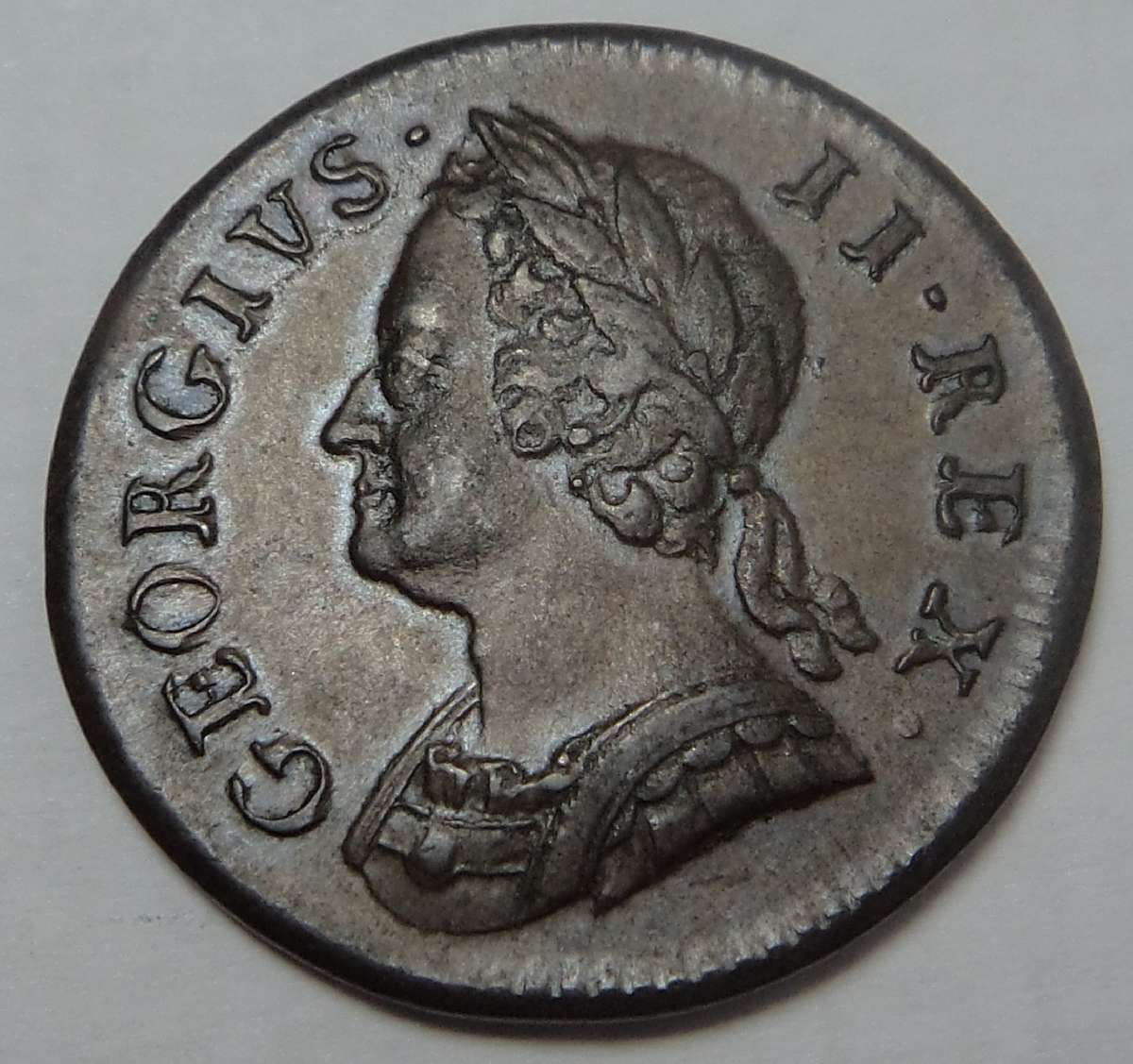 Great Britain Farthing 1754 (High Grade & Cat. Value)