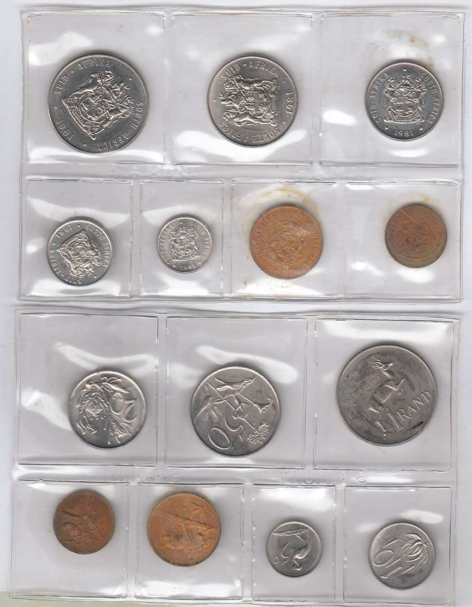 RSA UNC Mint Pack of 1981 (2 sets available)