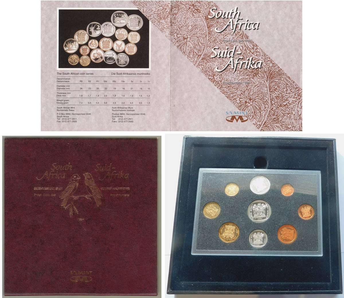 1994 Proof Set of the RSA (3 available)