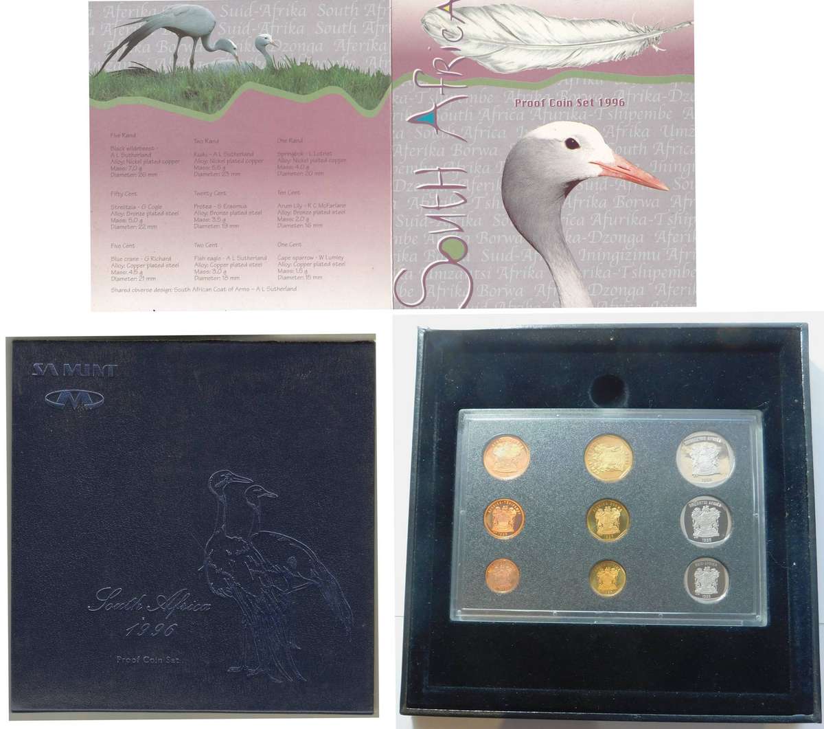 1996 Proof Set of the RSA (3 available)