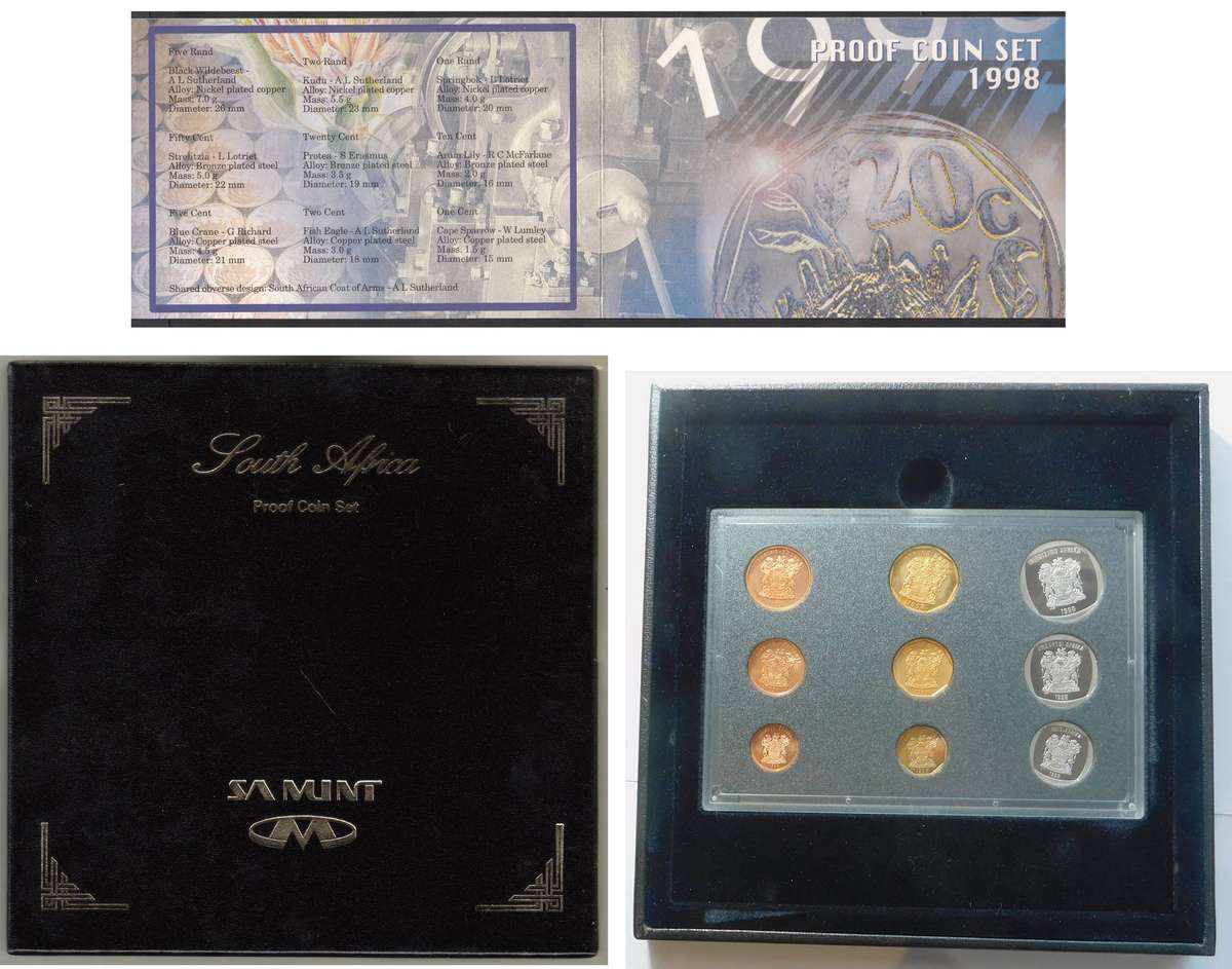 1998 Proof Set of the RSA (1 available)