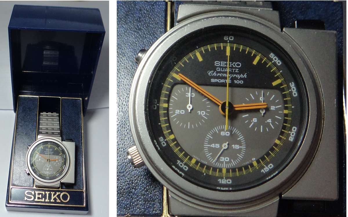 Seiko Sports 100 Men's Watch Quartz Chronograph (R.V. R45 000)