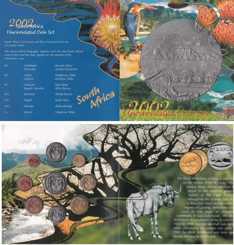 RSA: Uncirculated Coin Set of 2002