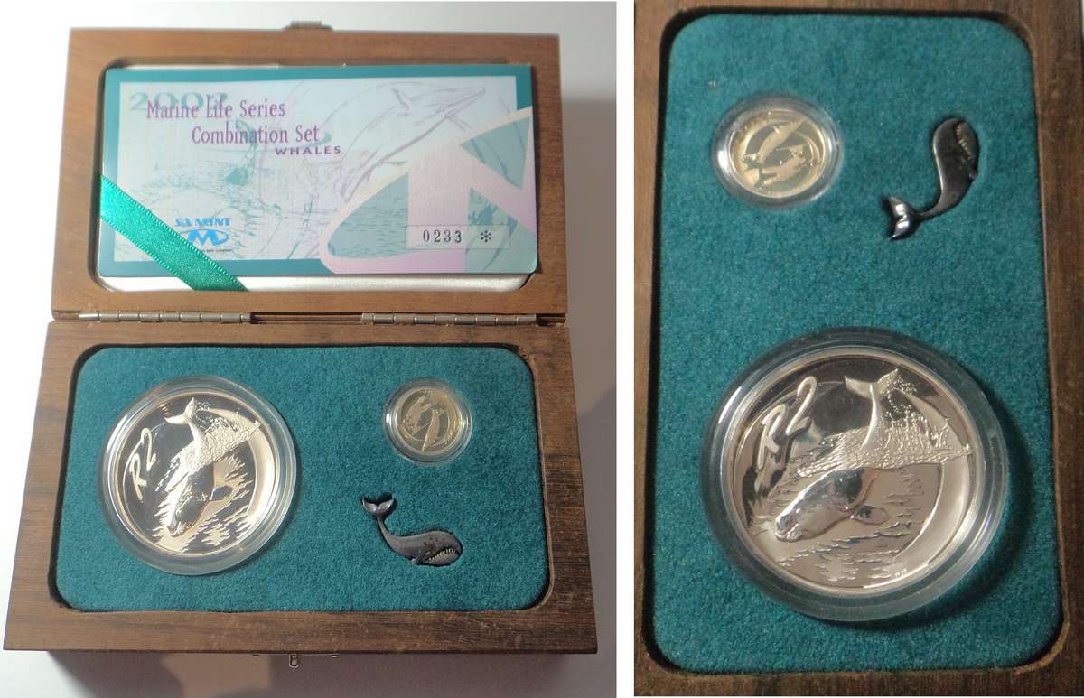 2002 Combo Proof Set (Whales)