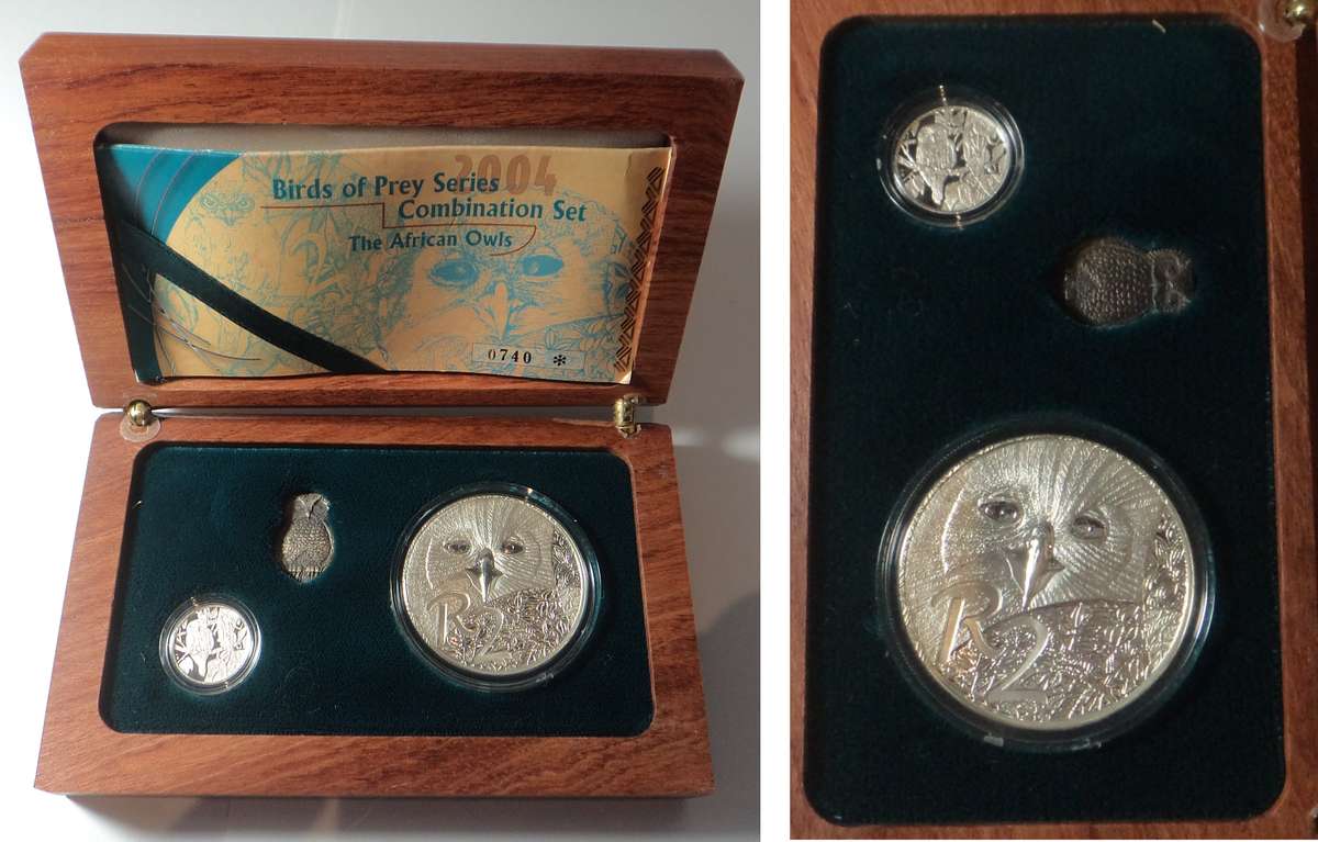 2004 Combo Proof Set (African Owls)