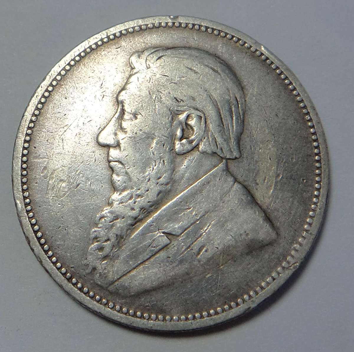 Paul Kruger Silver 2-Shillings of 1895