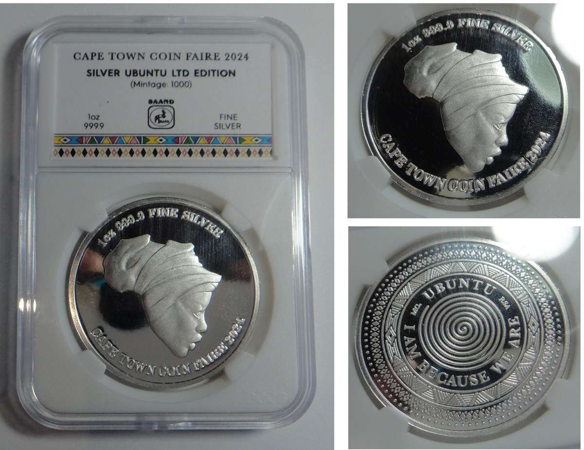 CT Coin Faire 2024: 1 OZ Fine Silver "Ubuntu"