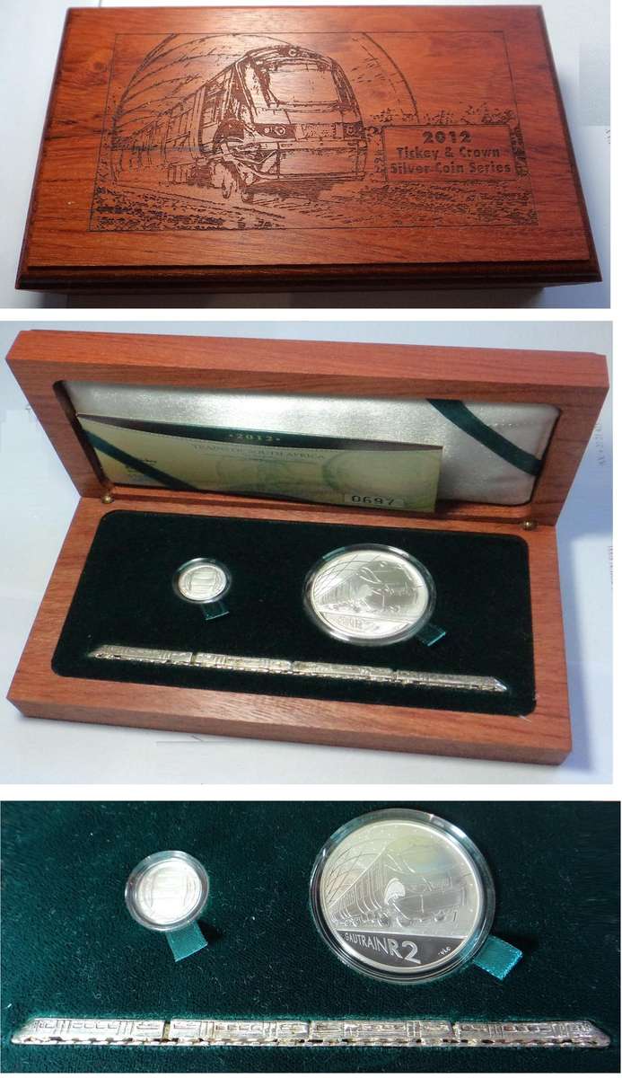 RSA: Tickey & Crown Twin Set 2012 (Trains of SA)