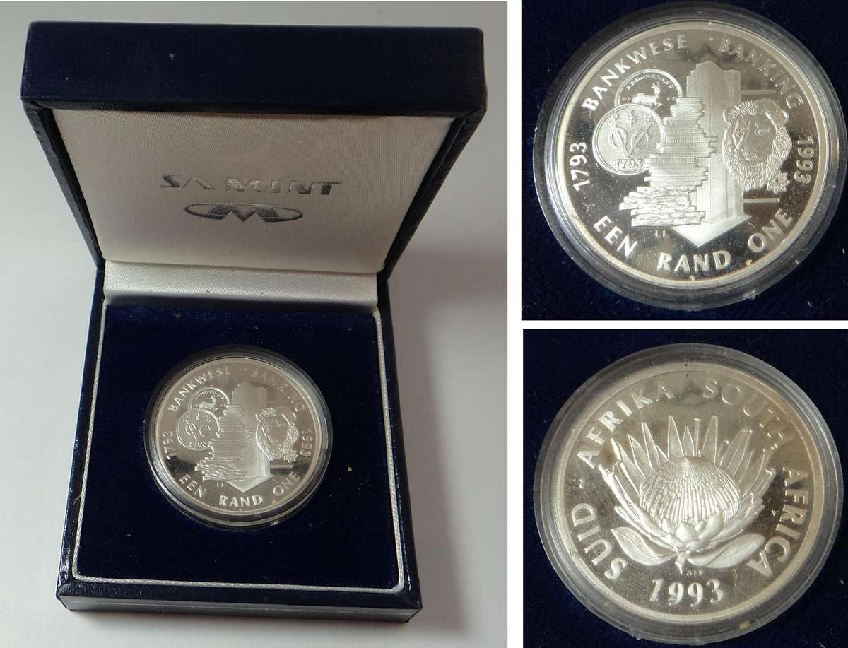 RSA Proof Silver R1 of 1993 (Banking)