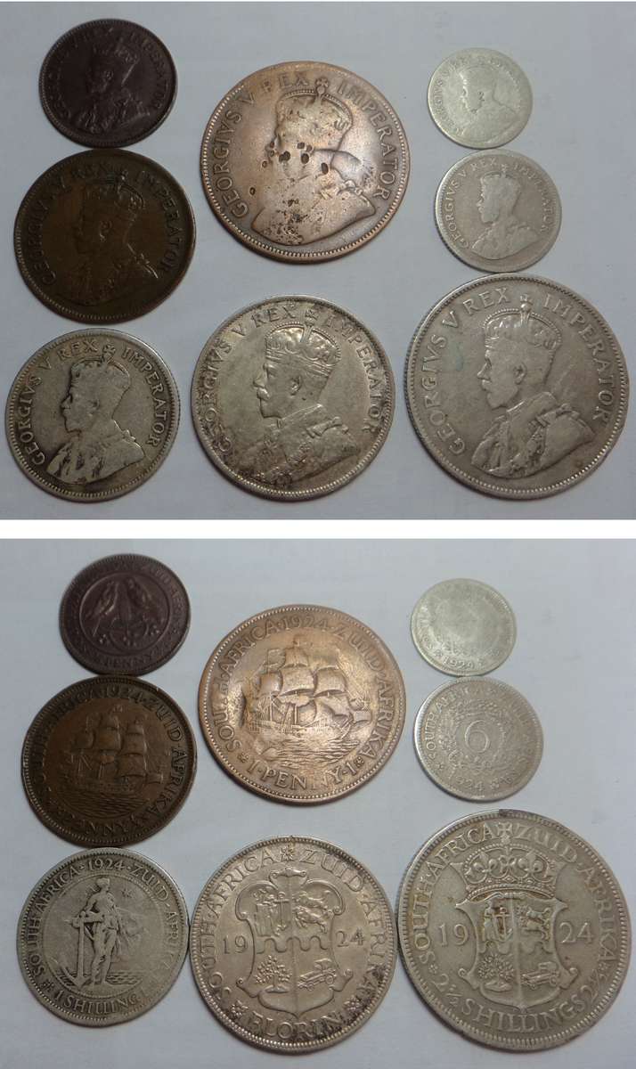 1924 Coin Set of the Union of South Africa