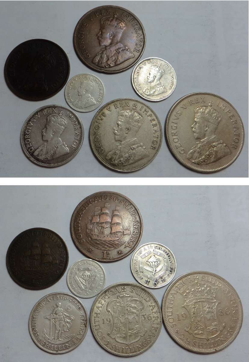 1936 Coin Set of the Union of South Africa
