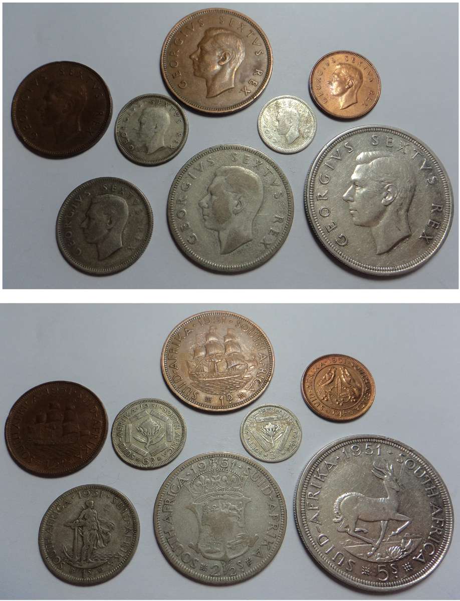 1951 Coin Set of the Union of South Africa