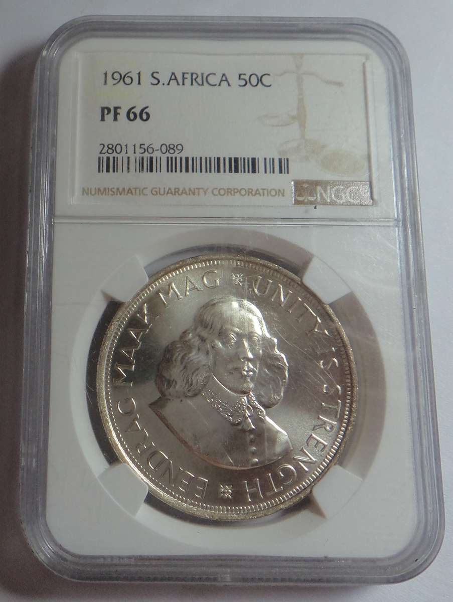 1961 RSA Crown (Silver 50c) NGC PF66