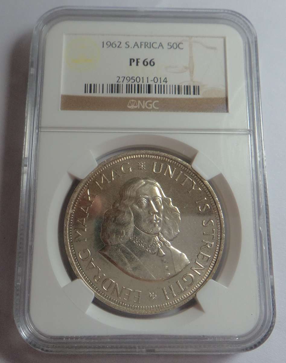 1962 RSA Crown (Silver 50c) NGC PF66