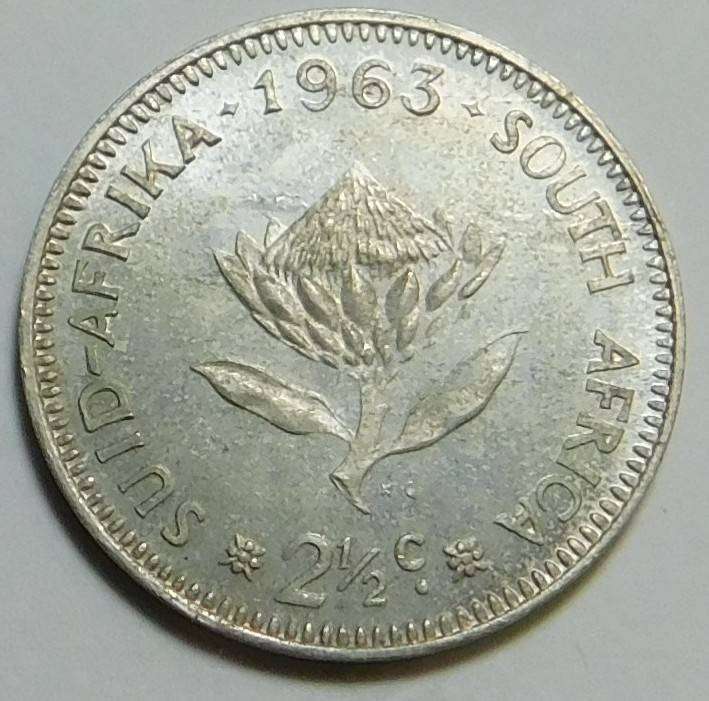 1963 Silver SA Tickey (Lustrous Proof)