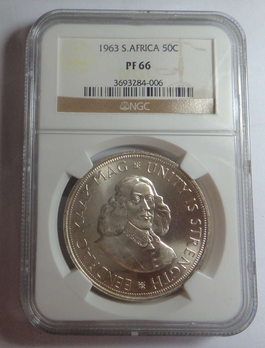 1963 RSA Crown (Silver 50c) NGC PF66
