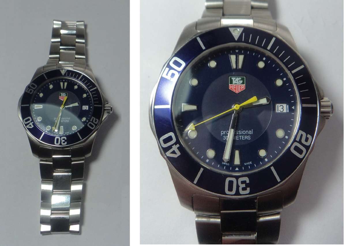 New Aqua Racer Tag Heuer Men's Watch valued at R60 000