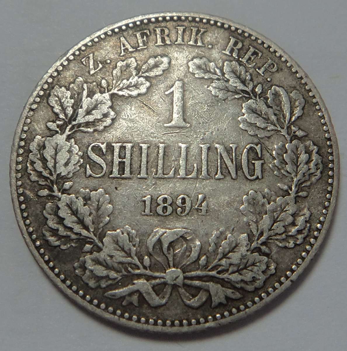 Paul Kruger ZAR Shilling (1/-) of 1894