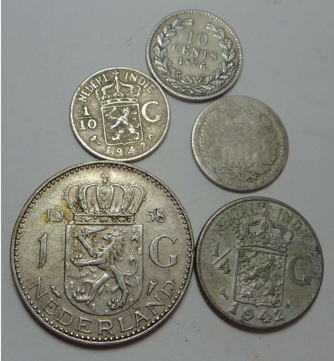 Collection of Silver Coins of the Netherlands & Colonies