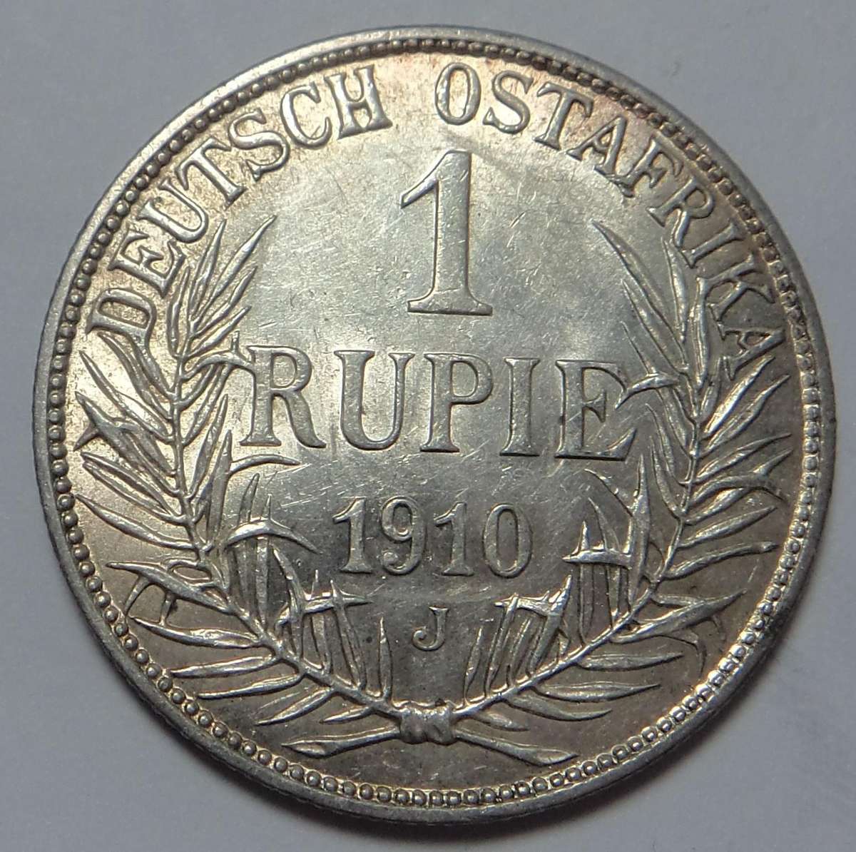 German East Africa: 1 Rupie 1910 J