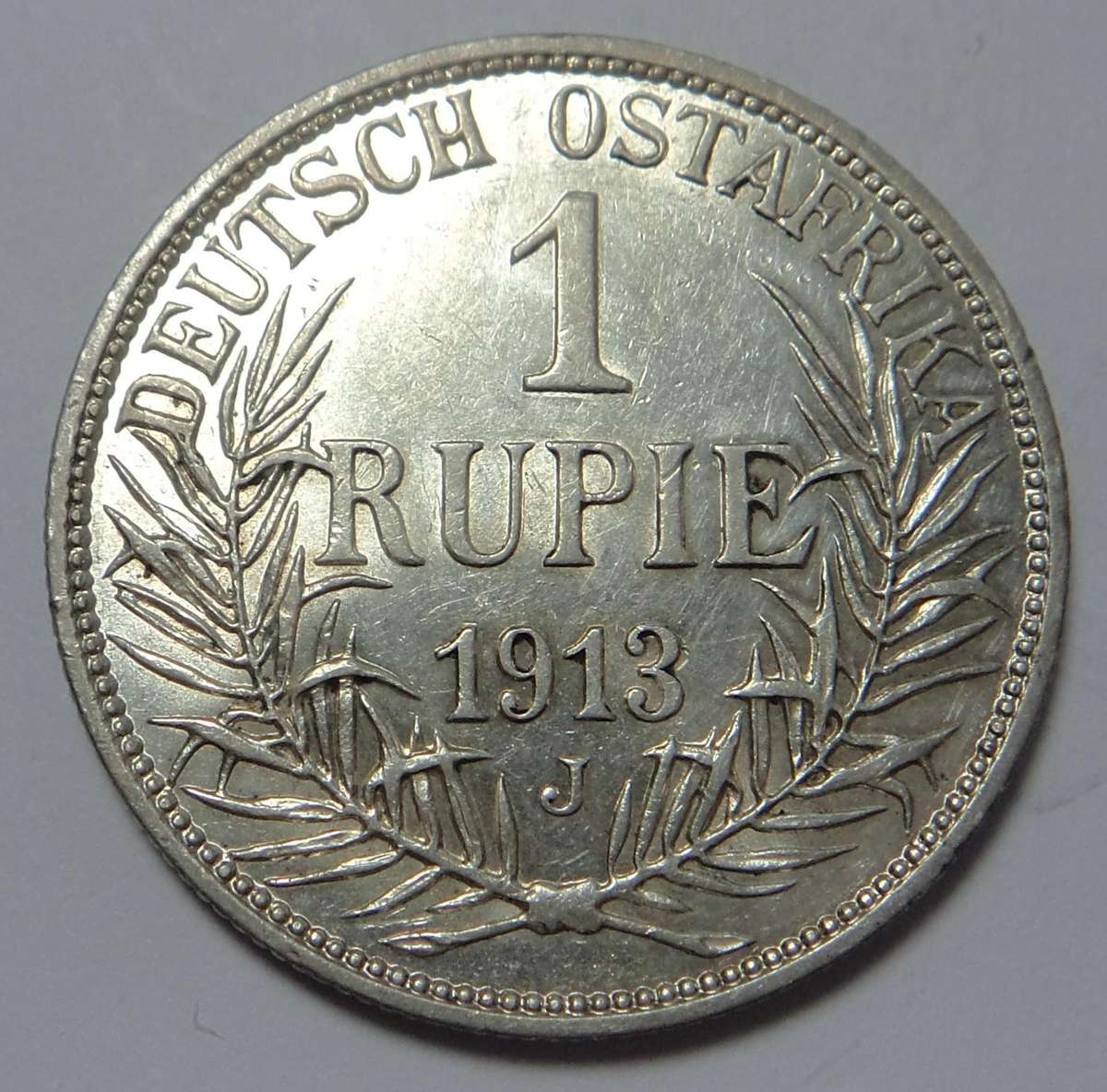 German East Africa: 1 Rupie 1913 J