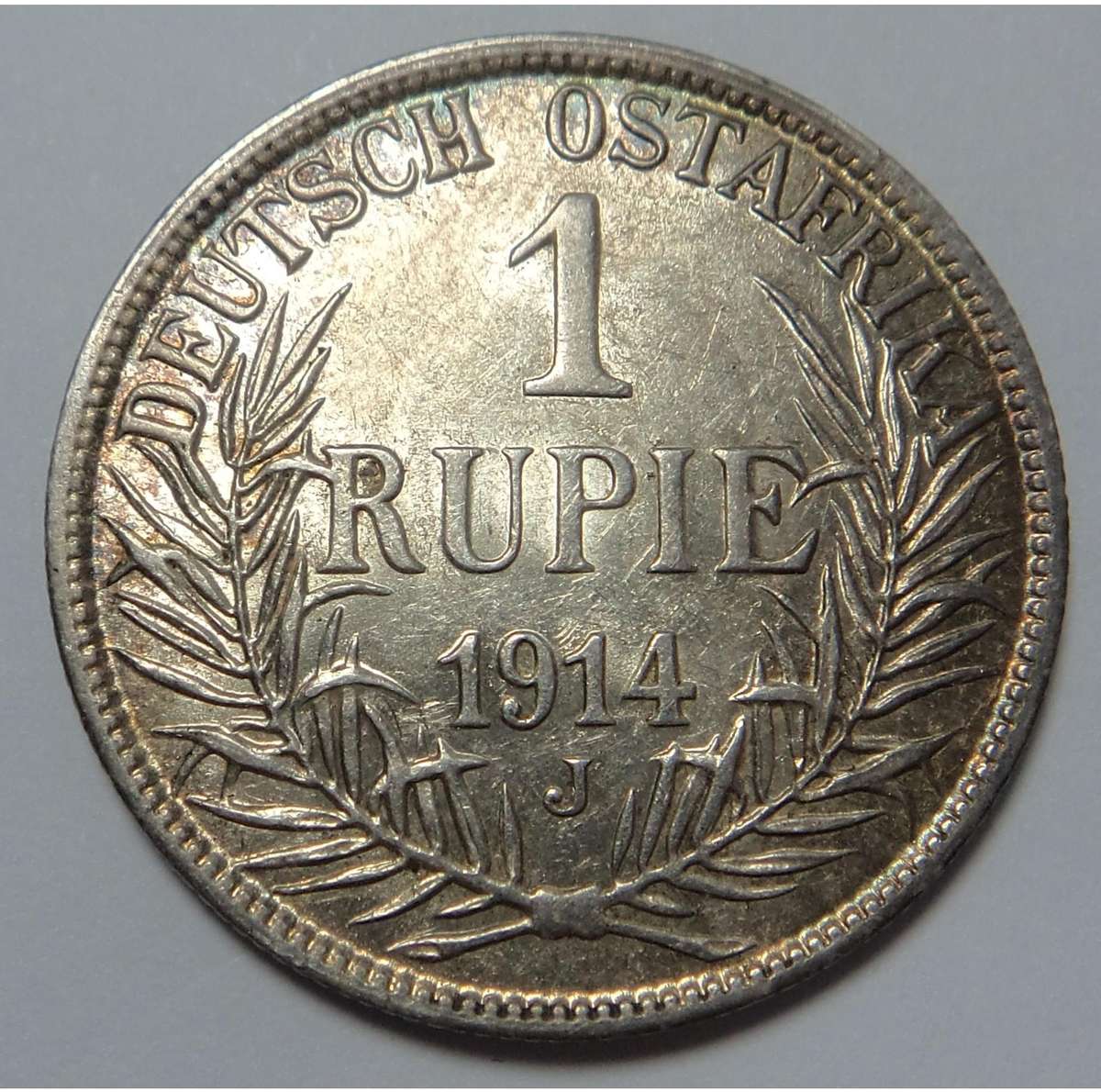 German East Africa: 1 Rupie 1914 J
