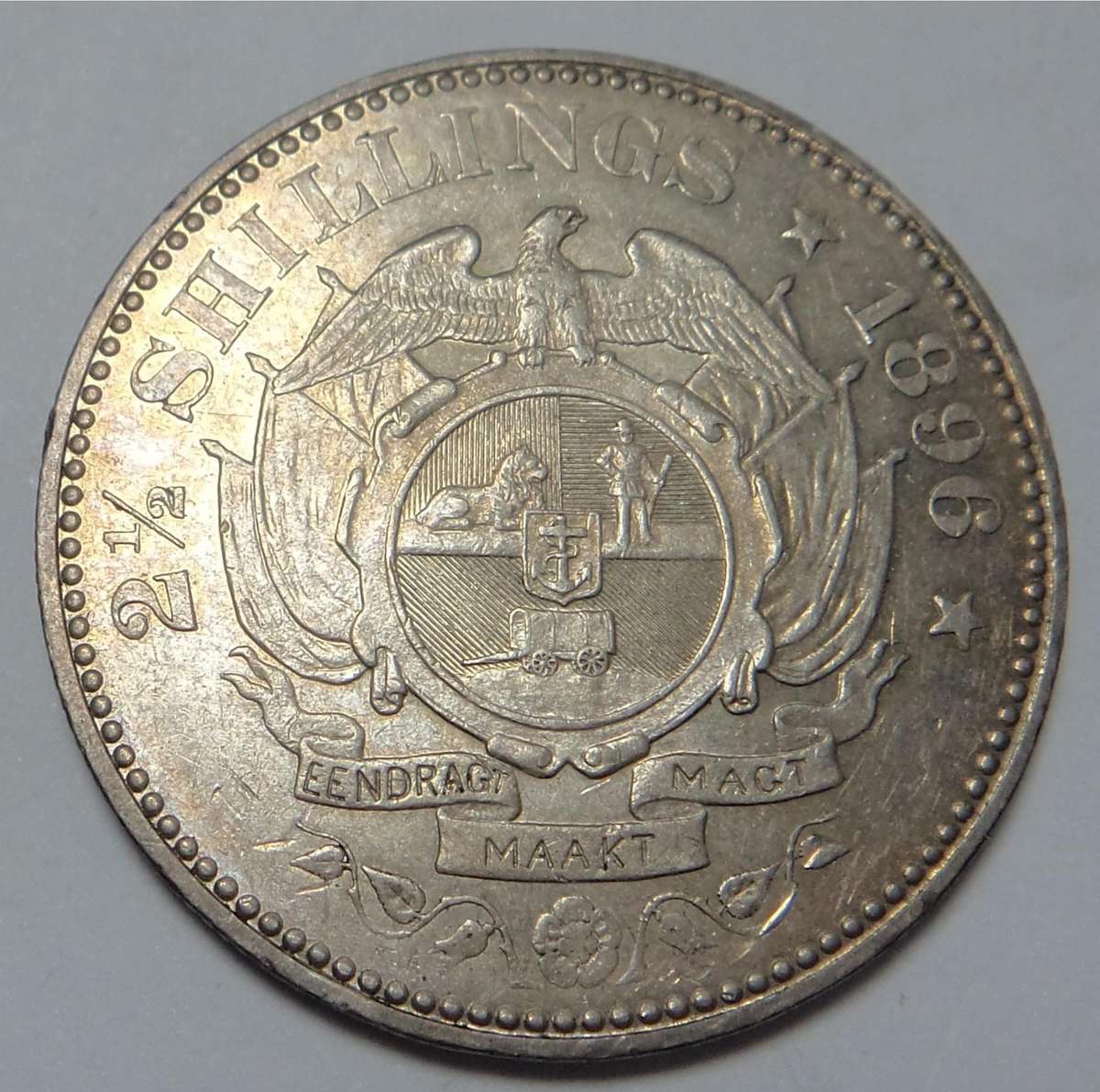 Paul Kruger ZAR Half Crown 1896