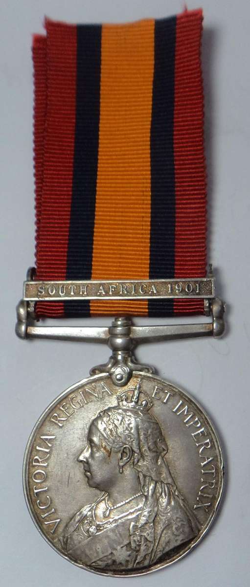 Queen's Medal to 444 Serjt. W.G. Ketley. Natal M.R.