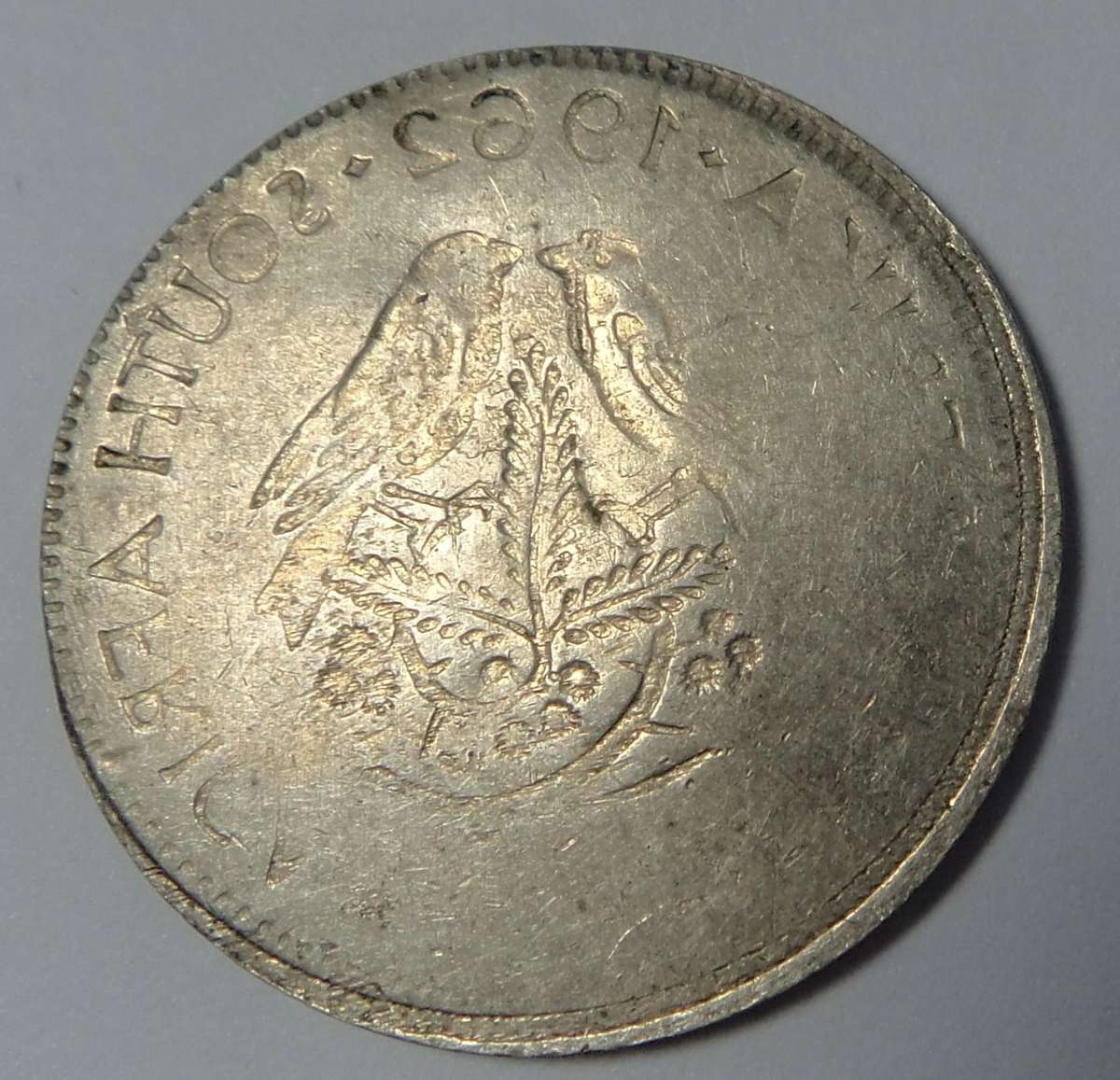 RSA Mint ERROR: 1st Decimal ½ Cent 1962